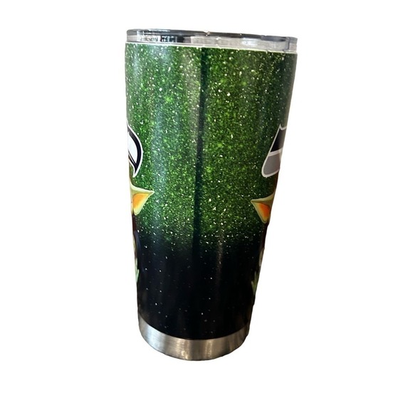 FLASH SALE! Baby Yoda Star Wars Seahawks Coffee Tumbler 24 oz *Limited Edition* - Picture 5 of 11